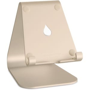 Rain Design mStand mobile stand - Gold - Designed to uplift. Created for the Apple iPhone and iPad mini, and suitable for 