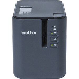 Brother P-touch PT-P900W Desktop Thermal Transfer Printer - Monochrome - Tape Print - USB - Serial - 26.25 ft Print Length