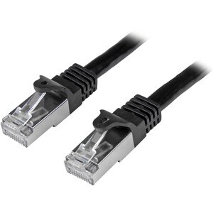 StarTech.com 2m Cat6 Patch Cable - Shielded (SFTP) Snagless Gigabit Network Patch Cable - Black - Deliver high-performance