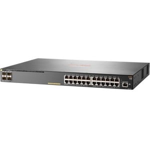 HPE Aruba 2930F 24G PoE+ 4SFP Switch - 24 Ports - Manageable - Gigabit Ethernet - 10/100/1000Base-T, 1000Base-X - 3 Layer 