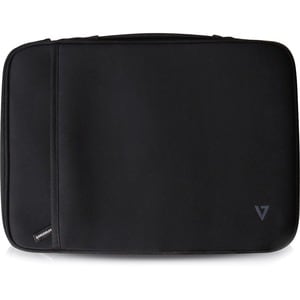 V7 Carrying Case (Sleeve) for 33.8 cm (13.3") Notebook - Black - Neoprene Body - Neopro Exterior Material - Fleece Interio
