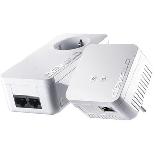 devolo dLAN 550 WiFi Powerline Network Adapter - 1 x Network (RJ-45) - 500 Mbit/s Powerline - 400 m Distance Supported - W
