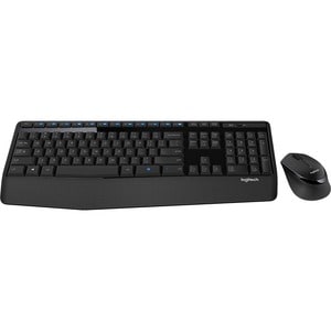 COMBO TECLADO E MOUSE SEM FIO LOGITECH MK345 CINZA W