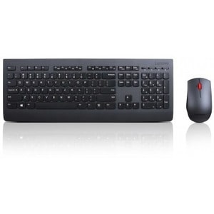 Lenovo Professional Keyboard & Mouse - QWERTY - Swedish, Finnish - USB Wireless RF - Keyboard/Keypad Color: Black - USB Wi