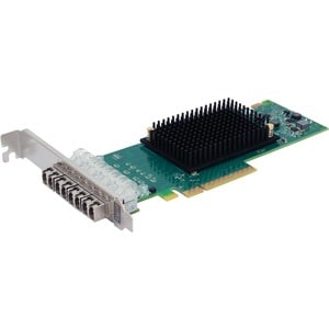 ATTO Quad-Channel 16Gb/s Gen 6 Fibre Channel PCIe 3.0 Host Bus Adapter - PCI Express 3.0 x8 - 16 Gbit/s - 4 x Total Fibre 