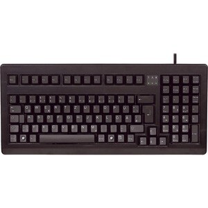 CHERRY G80-1800 Keyboard - Cable Connectivity - USB, PS/2 Interface - French - AZERTY Layout - Light Grey - MX Keyswitch -