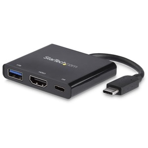 StarTech.com Adattatore Multifunzione USB-C a HDMI 4K con (PD) Power Delivery USB e porta USB-A - HDMI