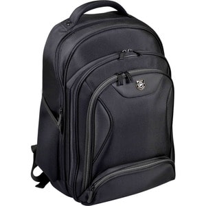 Port MANHATTAN Carrying Case (Backpack) for 35.8 cm (14.1") Notebook - Black - Shoulder Strap