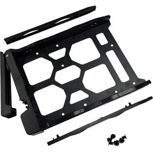 QNAP TRAY-35-NK-BLK001 Adaptador Drive Bay Interno - 1 x Total Bay - 1 x Baía de 2,5 "/ 3,5" - Plástico