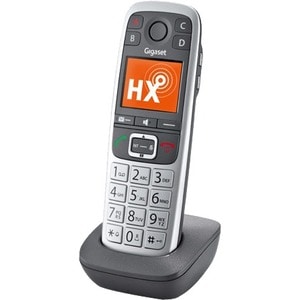 Gigaset E560 HX Handset - Silber - Schnurlos - DECT - 150 Phone Book/Directory Memory - 14 Stunde(n) Battery Talk Time
