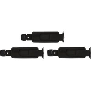Dragonne Zebra Réglable - 3 / Paquet - 19,1 mm Hauteur x 63,5 mm Largeur x 139,7 mm Longueur - Noir - Cuir, Hypalon, Plast