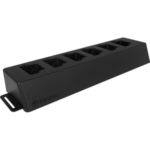 Transcend Dock Cradle für Kamera - Ladefunktion - Synchronisierfähigkeit - USB 3.0 - 6 x USB