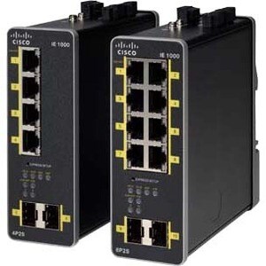 Cisco 1000 IE-1000-4P2S-LM 4 Portas Gerenciável Comutador Ethernet - Gigabit Ethernet, Fast Ethernet - 1000Base-X, 10/100Base-TX - 2 Camada suportada - Modular - 2 Slots SFP - Cabo de par entrançado, Fibra ótica - Instalável em carril