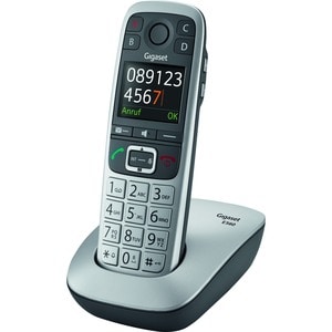 Gigaset E560 DECT-Schnurlostelefon - Silber - 1 Telefonleitung(en) - Freisprecheinrichtung - Hörhilfen-kompatibel