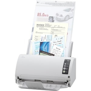 Fujitsu fi-7030 Sheetfed Scanner - 600 dpi Optical - 24-bit Color - 8-bit Grayscale - 27 ppm (Mono) - 27 ppm (Color) - Dup