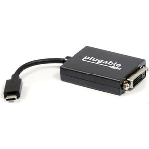 Plugable USB C to DVI Adapter - Connect Your USB-C Laptop to a DVI Display up to 1920x1200 - Compatible with 2017 and late