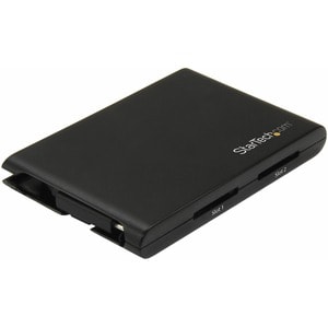 StarTech.com Dual-Slot SD Card Reader/Writer - USB 3.0 with USB-C - SD 4.0, UHS II - Portable SD/SDHC/SDXC Card Reader/Wri