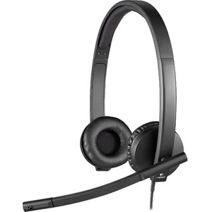 Logitech H570e Wired Over-the-head Stereo Headset - Binaural - Supra-aural - 31.50 Hz to 20 kHz - Noise Cancelling, Electr