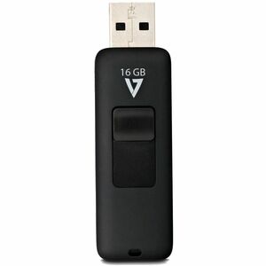 16GB FLASH DRIVE USB 2.0 BLACK 10MB/S READ 3MB/S WRITE
