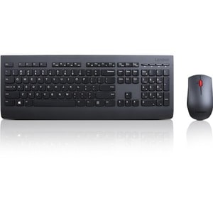 Tastiera e mouse Lenovo Professional - Italiano - USB Wireless RF - Nero - USB Wireless RF - Laser - 1600 dpi - Rotella Di