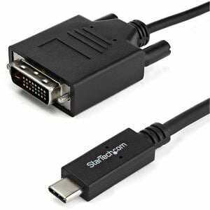 StarTech.com USB-C to DVI Adapter Cable - USB Type-C to DVI Converter for Computers with USB C - 2m (6 ft) - USB Type C - 