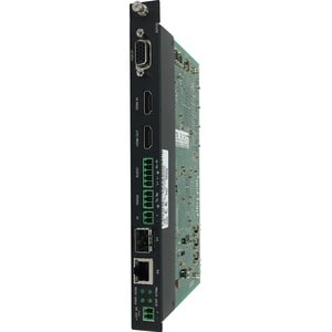 AMX H.264 Compressed Video over IP Encoder, PoE, SFP, HDMI, USB for Record, Card - Functions: Video Encoding, Video Record