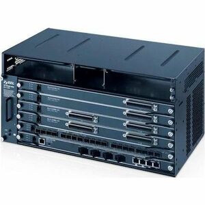 ZYXEL IES-5106 IES-5106M Switch Chassis - 23 W Power Consumption - Optical Fiber - 5U - Rack-mountable