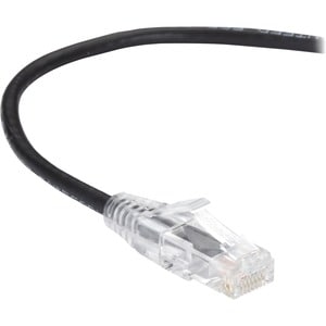 Black Box Slim-Net Cat.6 UTP Patch Network Cable - 10 ft Category 6 Network Cable for Patch Panel, Wallplate, Network Devi