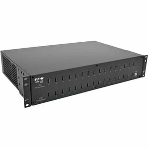 Eaton Tripp Lite Series 32-Port USB Charging Station with Syncing, 230V, 5V 80A (400W) USB Charger Output, 2U Rack-Mount -