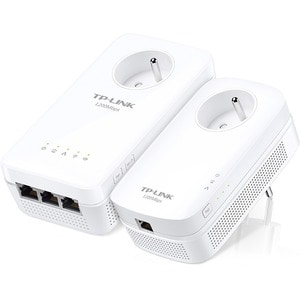 TP-Link TL-WPA8635P KIT Powerline Network Adapter - 3 x Network (RJ-45) - 1200 Mbit/s Powerline - 300 m Distance Supported