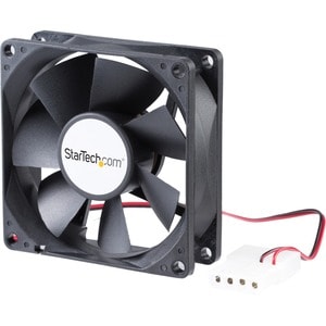 StarTech.com FANBOX. Typ: Ventilator, Lüfter Durchmesse: 8 cm, Rotational speed (max): 3000 RPM, Bearing type: Kugellager.