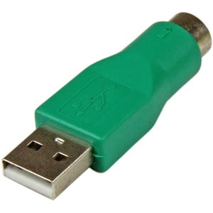 StarTech.com GC46MF. Anschluss 1: PS/2, Anschluss 2: USB, Connector contacts plating: Nickel. Produktfarbe: Grün