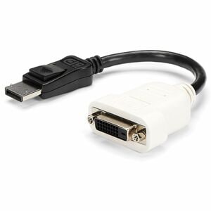 StarTech.com DP2DVI. Kabellänge: 0,24 m, Anschluss 1: DisplayPort, Anschluss 2: DVI-D. Compliance certificates: CE, RoHS. 