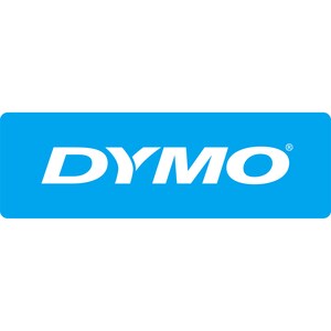 Thermoetiketten Dymo 45010 - 12 mm Breite - Rechteck - Thermotransfer - Schwarz, Transparent - Plastik