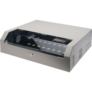Digitus DN-19 04U-PB 5U Rackschrank - 482,60 mm Rack Width - Grau - Glas, Stahl - 80 kg Maximale Gewichtskapazität