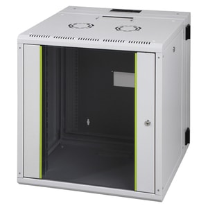 Digitus DN-19 12-U-3 12U Rackschrank - 482,60 mm Rack Width - Weiß - Stahl, Glas - 60 kg Maximale Gewichtskapazität