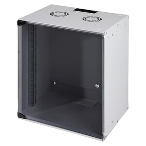 Digitus DN-19 12-U 12U Rackschrank - 482,60 mm Rack Width - Grau - Stahl, Glas