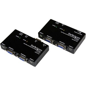 StarTech.com ST122UTPAEU. Video Porttyp: VGA, Video out: 2x VGA, Stecker: 2 x DB15 HD F, 1 x- RJ45 F, 2 x 3.5 mm Stereo F.
