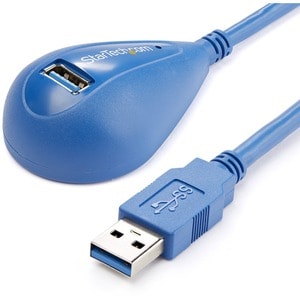 StarTech.com USB3SEXT5DSK. Kabellänge: 1,5 m. Anschluss 1: USB A, Anschluss 2: USB A, USB Version: USB 3.2 Gen 1 (3.1 Gen 