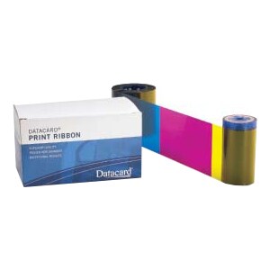Datacard 534000-006 Farbband - YMCKT-KT - Thermosublimation, Thermotransfer - 300 Karten