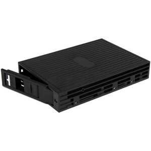 StarTech.com 25SATSAS35. Produktfarbe: Schwarz, Materialien: Kunststoff, Anzeigeleuchten: Leistung. Breite: 100 mm, Tiefe: