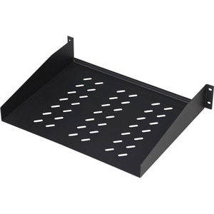 Digitus 2U Rackmount Rack-Regal - 482,60 mm Rack Width - Schwarz - Stahl - 20 kg Maximale Gewichtskapazität