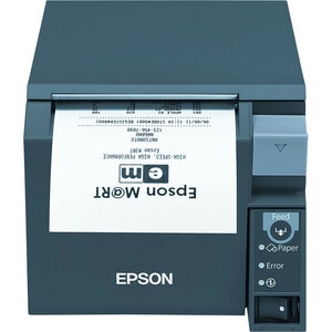 Epson TM-T70II Desktop Direktthermodrucker - Monochrom - Quittungsdruck - USB - Seriell - With Schneider - Dunkelgrau - 25