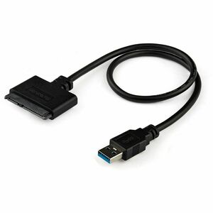 StarTech.com USB3S2SAT3CB. Produktfarbe: Schwarz, Datenübertragungsrate: 6 Gbit/s, Zertifizierung: CE, FCC, REACH. Breite: