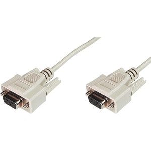 Digitus Classic 2 m DB-9 Datentransferkabel - Abschirmung - Nickel Beschichteter Stecker - Beige