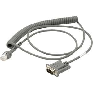 Zebra CBA-R09-C09ZAR 2,74 m Seriell Datentransferkabel - Erster Anschluss: RS-232 Seriell