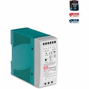 TRENDnet TI-M6024 Proprietäre Stromversorgung - 60 W - TAA-konform - DIN Rail - 120 V AC, 230 V AC Eingang - 24 V DC Ausgang