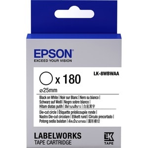 Etikettenband Epson - 6 mm Breite - Weiß