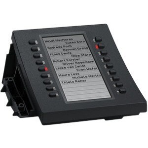 Snom D3 Telefon-Erweiterungsmodul - Schwarz, Blau