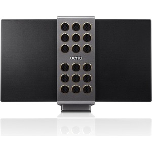 BenQ treVolo Tragbar Bluetooth Lautsprechersystem - Silber - 60 Hz bis 20 kHz Frequenzgang - Aufladbarer Akku - USB